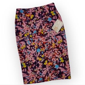 Pretty Pink Print Pencil Skirt